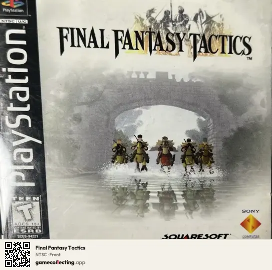 Final Fantasy Tactics PlayStation, NTSC box front