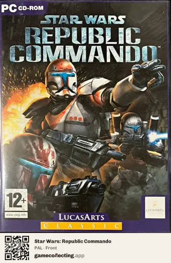 Star Wars: Republic Commando Computer, PAL box front