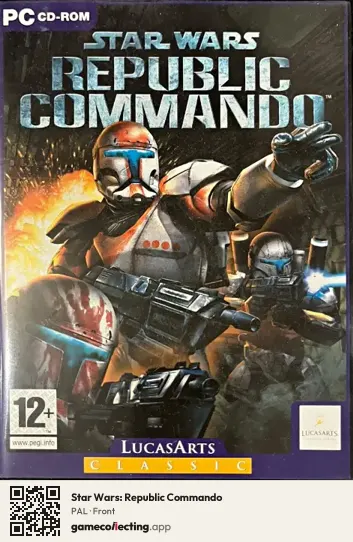 Star Wars: Republic Commando Computer, PAL box front