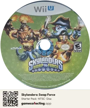 Skylanders: Swap Force Nintendo Wii U, NTSC disc