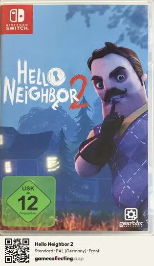 Hello Neighbor 2 Nintendo Switch, Germany box front