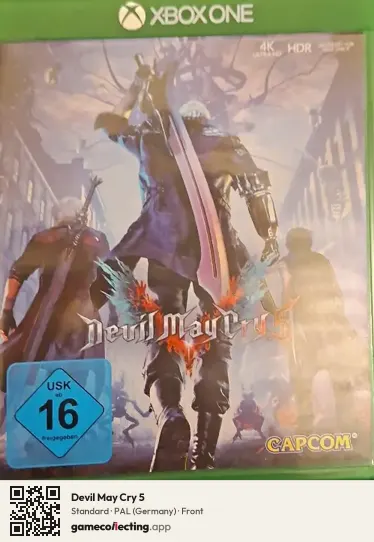 Devil May Cry 5 Xbox One, Germany box front