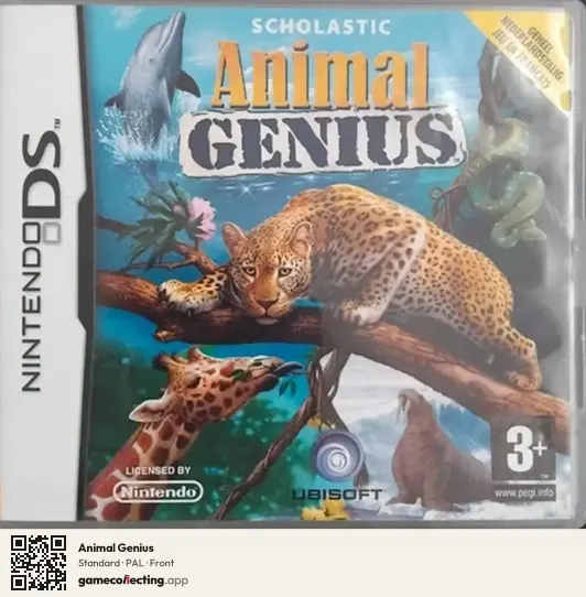 Animal Genius Nintendo DS, PAL box front