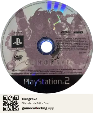 Gungrave PlayStation 2, PAL disc
