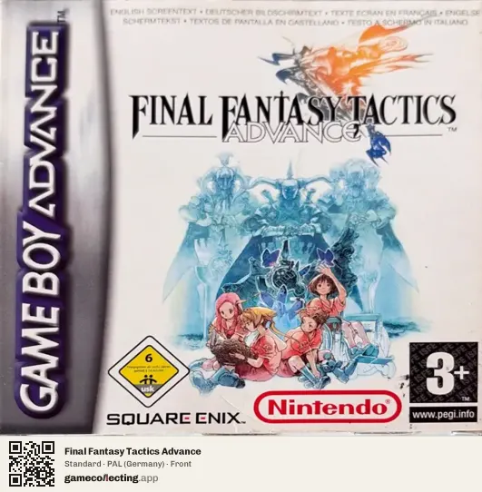 Final Fantasy Tactics Advance Game Boy Advance, Germany box front
