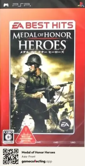 Medal of Honor Heroes PlayStation Portable, Asia box front