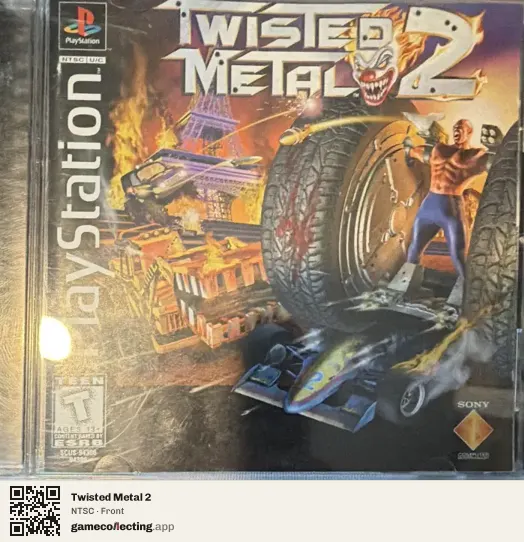 Twisted Metal 2 PlayStation, NTSC box front