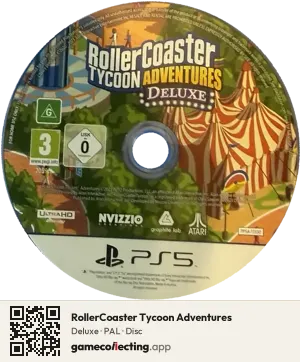 RollerCoaster Tycoon Adventures PlayStation 5, PAL disc