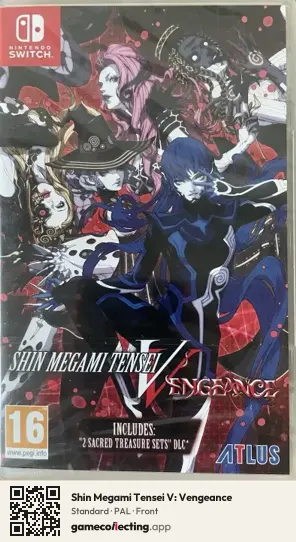 Shin Megami Tensei V: Vengeance Nintendo Switch, PAL box front