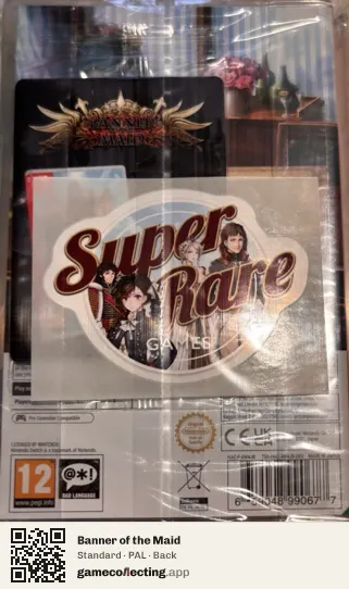 Banner of the Maid Nintendo Switch, PAL box back