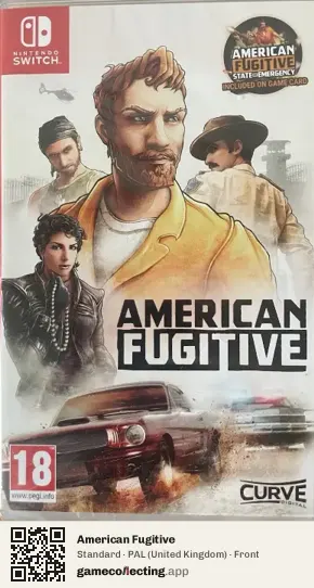American Fugitive Nintendo Switch, United Kingdom box front