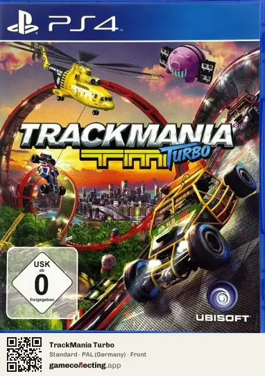 TrackMania Turbo PlayStation 4, Germany box front
