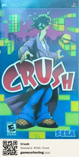 Crush PlayStation Portable, NTSC box front
