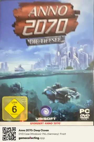 Anno 2070: Deep Ocean Computer, Germany box front