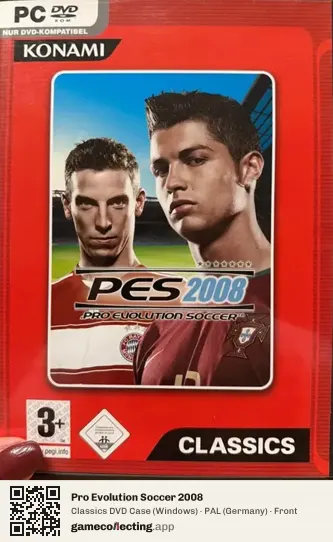 Pro Evolution Soccer 2008 Computer, Germany box front