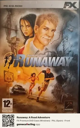 Runaway: A Road Adventure Computer, Spain box front