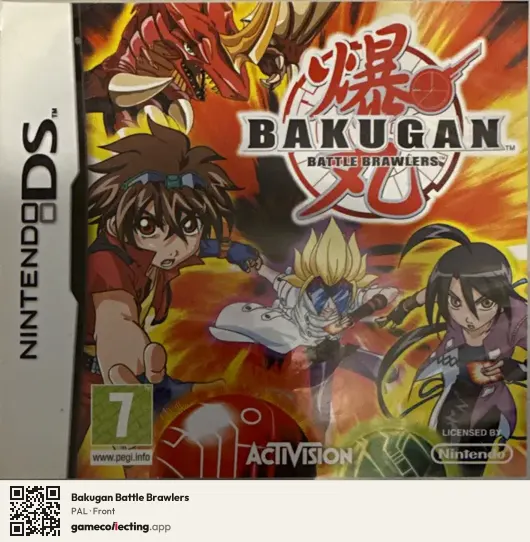 Bakugan Battle Brawlers Nintendo DS, PAL box front