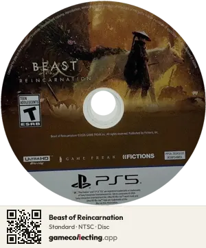 Beast of Reincarnation PlayStation 5, NTSC disc