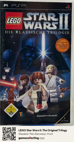 LEGO Star Wars II: The Original Trilogy PlayStation Portable, Germany box front