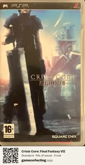 Crisis Core: Final Fantasy VII PlayStation Portable, France box front