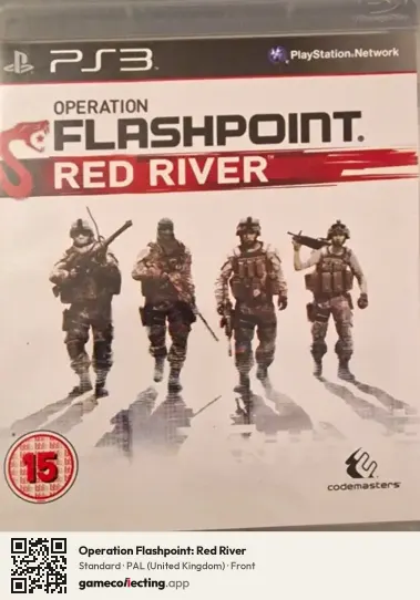 Operation Flashpoint: Red River PlayStation 3, United Kingdom box front