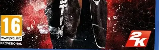 WWE 2K16, the PEGI square on its front
