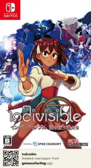 Indivisible Nintendo Switch, Asia box front