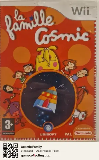 Cosmic Family Nintendo Wii, France box front