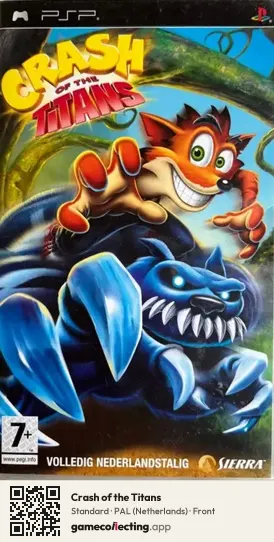 Crash of the Titans PlayStation Portable, Netherlands box front