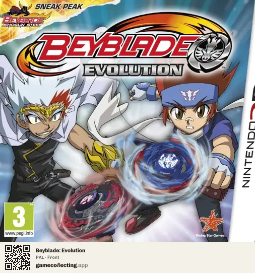 Beyblade: Evolution Nintendo 3DS, PAL box front