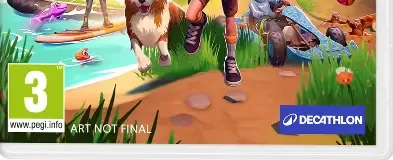 Sports Camp: A 35-Game Adventure, the PEGI square on its front