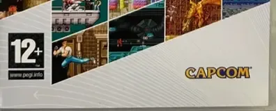 Capcom Classics Collection Remixed, the PEGI square on its front
