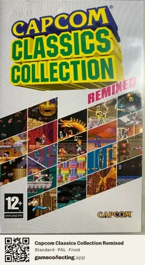 Capcom Classics Collection Remixed PlayStation Portable, PAL box front
