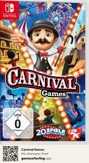 Carnival Games Nintendo Switch, Germany box front