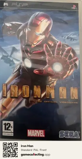 Iron Man PlayStation Portable, PAL box front