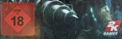 BioShock 2, the USK square on its front