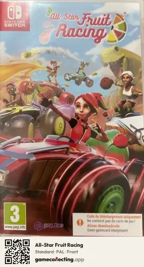 All-Star Fruit Racing Nintendo Switch, PAL box front