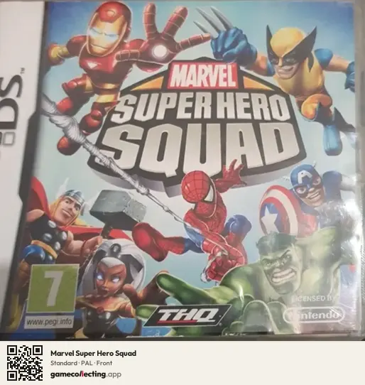 Marvel Super Hero Squad Nintendo DS, PAL box front