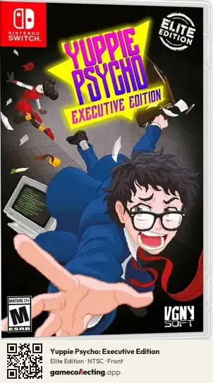 Yuppie Psycho: Executive Edition Nintendo Switch, NTSC box front