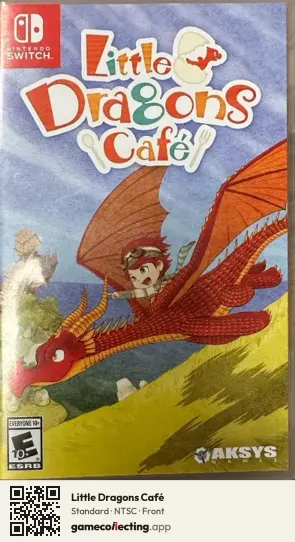 Little Dragons Café Nintendo Switch, NTSC box front