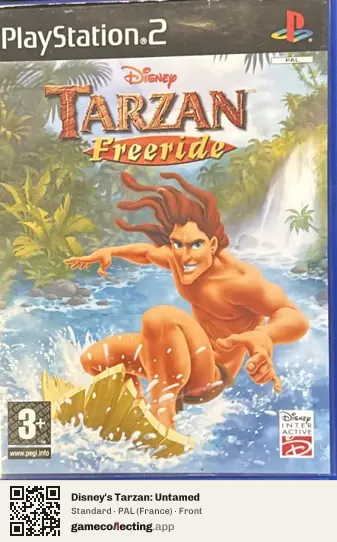 Disney's Tarzan: Untamed PlayStation 2, France box front