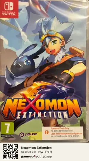 Nexomon: Extinction Nintendo Switch, PAL box front