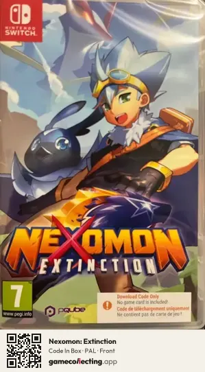 Nexomon: Extinction Nintendo Switch, PAL box front