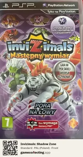 Invizimals: Shadow Zone PlayStation Portable, Poland box front