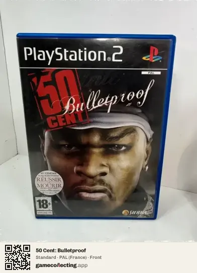 50 Cent: Bulletproof PlayStation 2, France box front