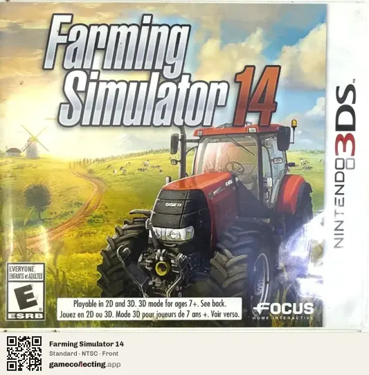 Farming Simulator 14 Nintendo 3DS, NTSC box front