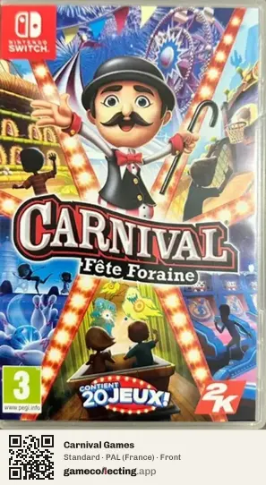 Carnival Games Nintendo Switch, France box front