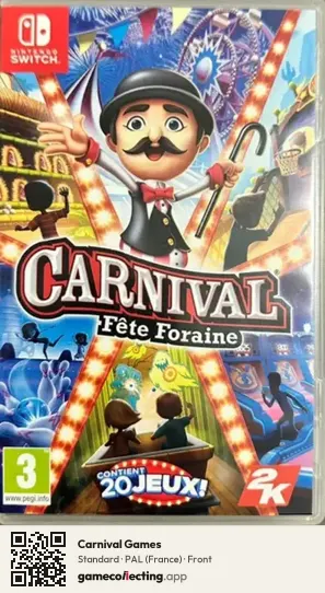 Carnival Games Nintendo Switch, France box front