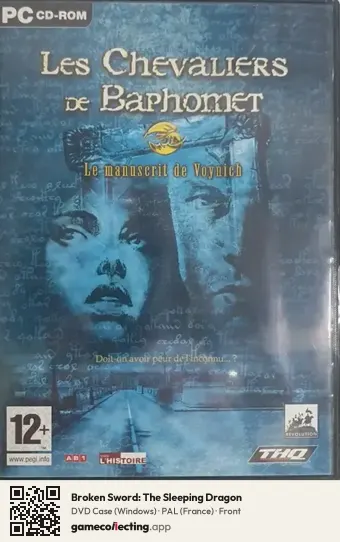 Broken Sword: The Sleeping Dragon Computer, France box front