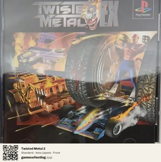 Twisted Metal 2 PlayStation, Asia box front
